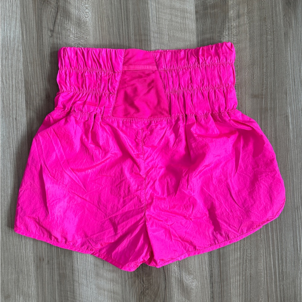 Hot Pink Free People FP Movement Running Shorts - Picture 4 of 4